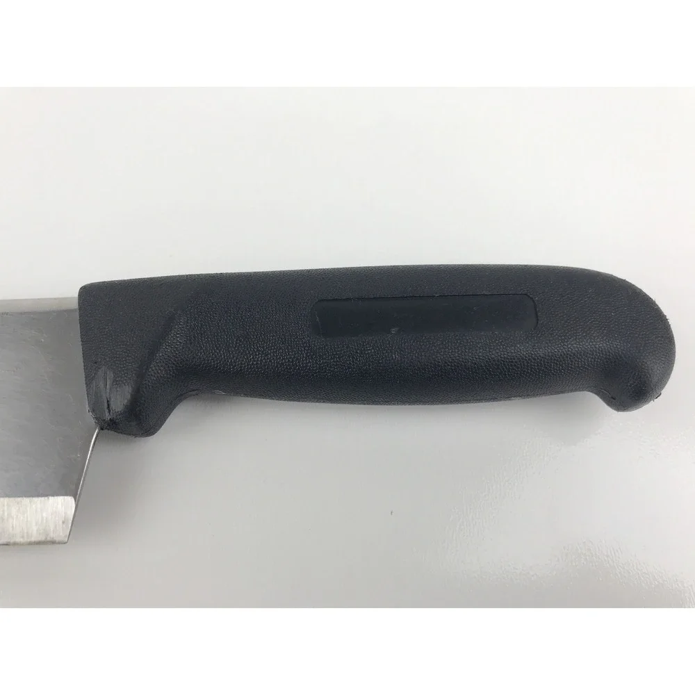 Columbia Cutlery Chef Kitchen Knife Stainless Steel Black Handle‎ Blade 9.5